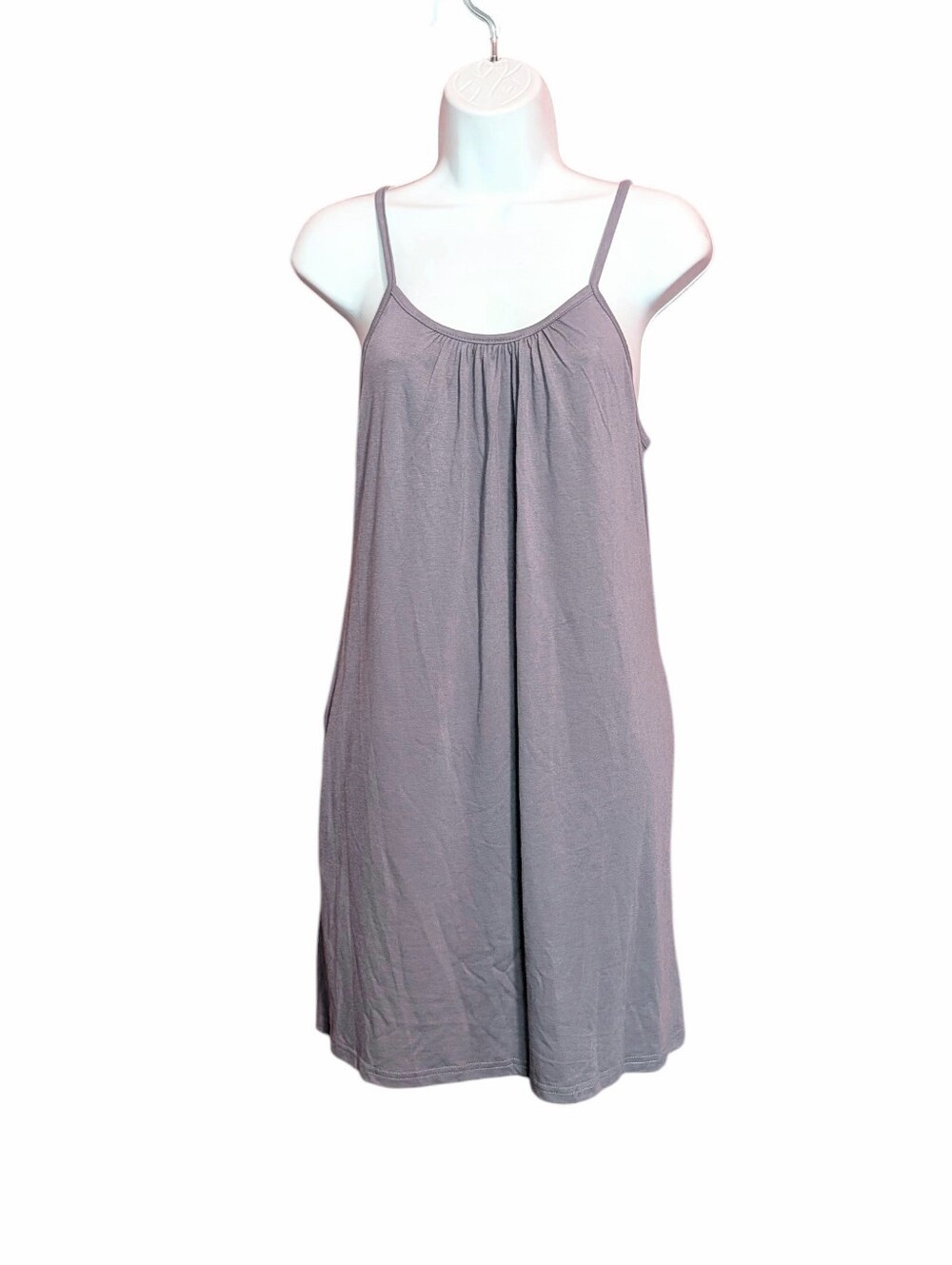 Casual Spaghetti Strap Minidress with Pockets
